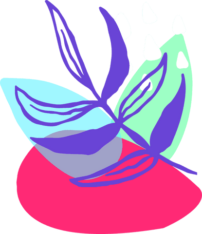 Colorful Abstract Floral Vector on Transparent Background - Download Free Stock Videos Pikwizard.com