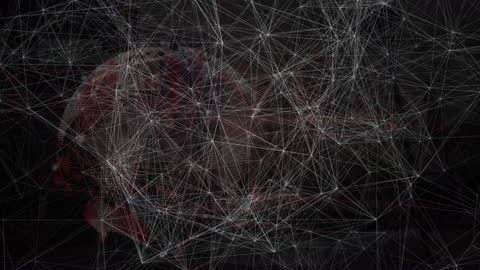 Complex Network Connections Overlay Globe