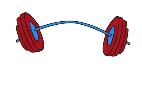 transparent barbell illustration for fitness graphics - Download Free Stock Videos Pikwizard.com