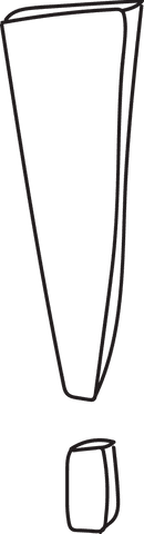 black exclamation mark emoji on transparent background - Download Free Stock Videos Pikwizard.com