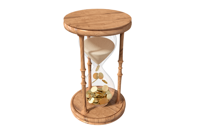 Transparent Hourglass with Sand Timing Coins Flowing - Download Free Stock Videos Pikwizard.com