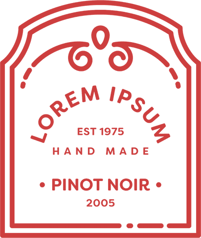 transparent wine label template pinot noir design - Download Free Stock Videos Pikwizard.com