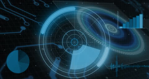 Futuristic Data Scanning and Analysis Animation