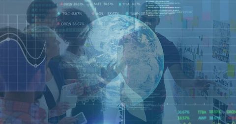 Global Business Planning with Data Analytics and Binary Coding - Download Free Stock Images Pikwizard.com