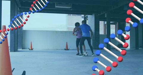 Innovative Sports Training with 3D DNA Struition Graphics