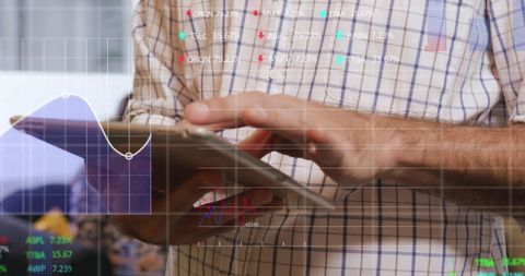 Digital Financial Data Processing in Warehouse Setting - Download Free Stock Images Pikwizard.com