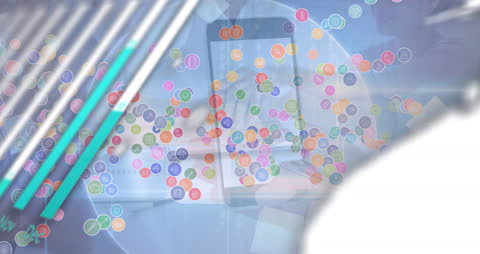 Futuristic Interface with Team Collaboration Concept