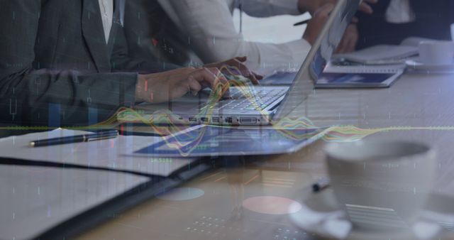 Business Team Analyzing Data on Laptops during Meeting - Download Free Stock Images Pikwizard.com