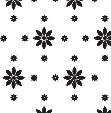 Black Floral Pattern on Transparent Background for Design - Download Free Stock Videos Pikwizard.com