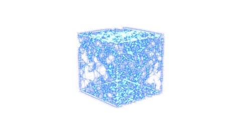 Futuristic Transparent 3D Molecular Cube Illustration - Download Free Stock Videos Pikwizard.com