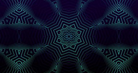 Hypnotic Kaleidoscope Patterns with Glowing Lines - Download Free Stock Images Pikwizard.com