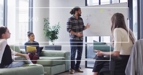 Diverse Team Collaborating on Innovative Ideas