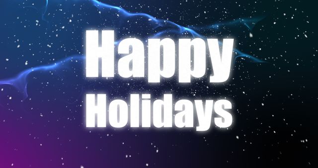 Illustration of christmas greeting with happy holidays message on colored background 4k - Download Free Stock Photos Pikwizard.com