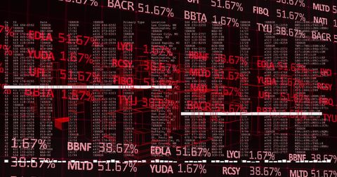 Abstract Data Visualization with Red Digitized Graphics - Download Free Stock Images Pikwizard.com