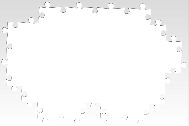 Transparent Assembled White Puzzle Elements on Gradient Background - Download Free Stock Videos Pikwizard.com