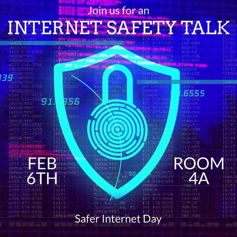 Promoting Safer Internet Day with Cybersecurity Shield Icon - Download Free Stock Templates Pikwizard.com