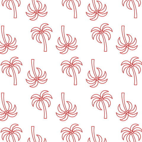 seamless pattern of red palm trees on transparent background - Download Free Stock Videos Pikwizard.com