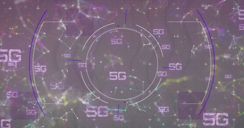 5G Technology Concept with Digital Network - Download Free Stock Images Pikwizard.com