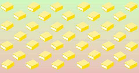 Floating Yellow Book Icons on Green Gradient Background - Download Free Stock Images Pikwizard.com