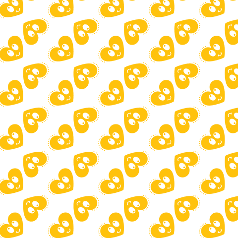 Transparent Yellow Heart Pattern Isolated for Valentine's Romance - Download Free Stock Videos Pikwizard.com