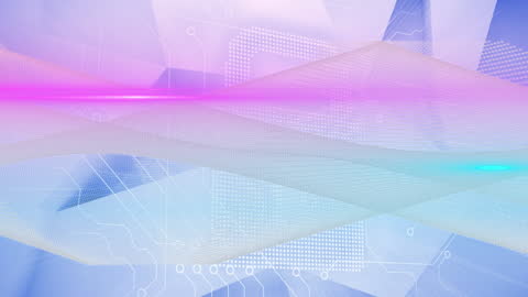 Abstract Digital Background with 3D Wireframe and Lock Icon