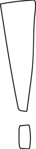 digital exclamation mark on transparent background - Download Free Stock Videos Pikwizard.com