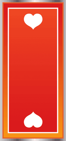 red rectangle with hearts and copy space on transparent background - Download Free Stock Videos Pikwizard.com
