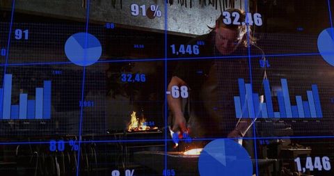 Blacksmith Craftsmanship Merged with Digital Innovation Interface