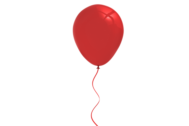 Red Balloon PNG Illustration on Transparent Background - Download Free Stock Videos Pikwizard.com