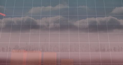 Financial Data Visualization Over City Skyline - Download Free Stock Images Pikwizard.com