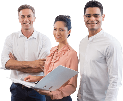 transparent confident business team carrying file folder - Download Free Stock Videos Pikwizard.com