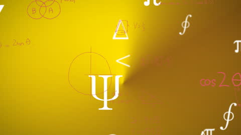 Vibrant Mathematical and Science Concepts Background