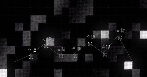 Abstract Data Visualization with Grid and Data Points - Download Free Stock Images Pikwizard.com