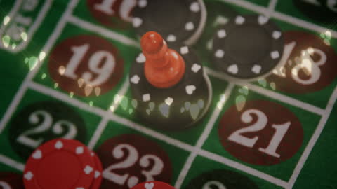 Dynamic Poker Table with Glowing Fairy Lights Animation