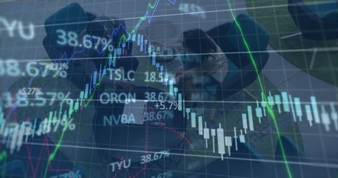 Financial Graphs Overlaying Diverse Coworkers in Collaborative Workspace