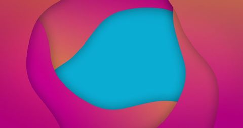 Vibrant Abstract Pink Layers on Blue Background - Download Free Stock Images Pikwizard.com
