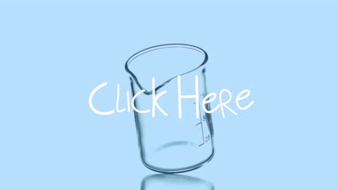Rotating Lab Glass with Click Here Text Overlay