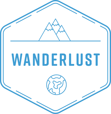 Wanderlust Blue Banner on Transparent Background - Download Free Stock Videos Pikwizard.com