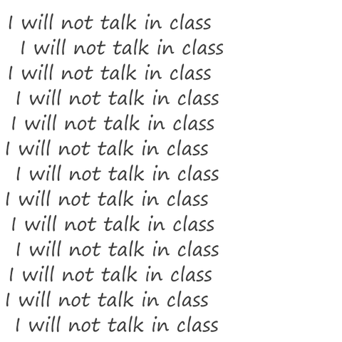 transparent background text i will not talk in class illustration - Download Free Stock Videos Pikwizard.com
