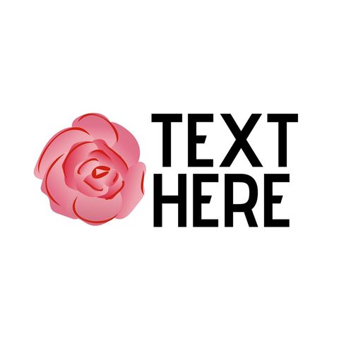 romantic rose with placeholder text for elegant designs - Download Free Stock Templates Pikwizard.com