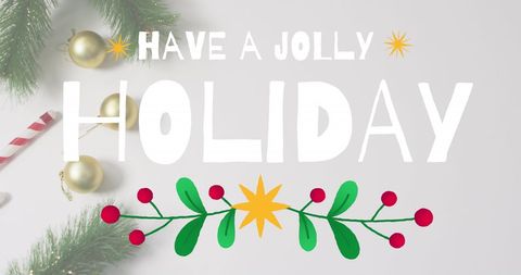 Festive With Christmas Decorations and Holiday Wishes - Download Free Stock Images Pikwizard.com