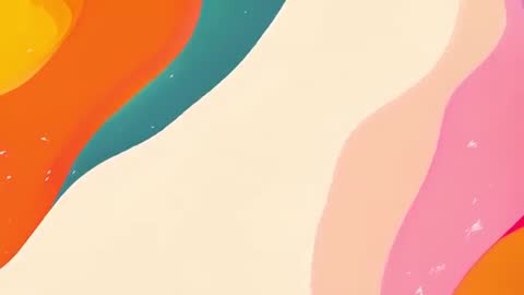 Colorful Fluid Abstract Background with Flowing Shapes