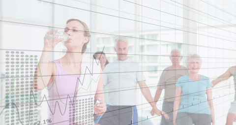 Active Lifestyle and Data Visualization Overlay