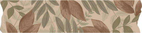 Transparent nature leaves pattern on neutral background for seamless design