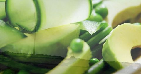 Healthy Vibrant Greens Above Serene Wind Turbine Landscape
