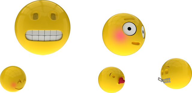 Transparent 3D Yellow Emoticons with Varied Expressions - Download Free Stock Videos Pikwizard.com