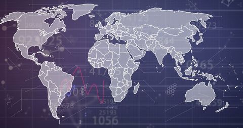 Global Connectivity and Data Processing Concept - Download Free Stock Images Pikwizard.com