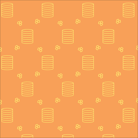 transparent coin stacks seamless pattern on orange background - Download Free Stock Videos Pikwizard.com