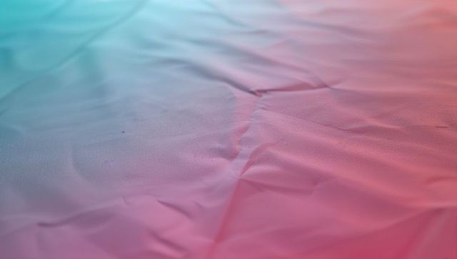 Abstract wrinkled cloth with gradient colors