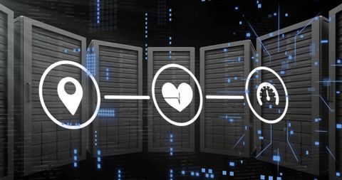 Digital Data Processing with Futuristic Global Connections Concept - Download Free Stock Images Pikwizard.com